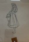 Original Framed Production Drawing Of Briar Rose From Sleeping Beauty  1959  Coa
