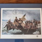 Souvenir  Sheet Of American Bicentennial Complete Set Of 4 With Wood Frame