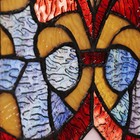 River Of Goods Victorian Stained Glass Fleur De Lis Window