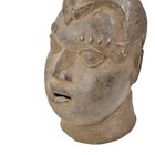 Benin Bronze Portrait Figure Nigeria