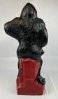 Rare 70s Vintage 12  King Kong Tower Plastic Coin Plug Bank 1977 Rko General Vtg