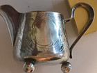 Genuine Russian Imperial Silver 84 Creamer Famous Ivan Khlebnikov Antique Russia