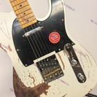 Clearance Sale Solid Electric Guitar Stainless Rounded Fret Edge Vintage White