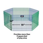 Small Pet Playpen Crate Yard Metal Fence Dog Exercise Puppy Kennel Exercise Pen