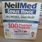 Lot 4 neilmed Sinus Rinse All Natural Relief 100 Premixed Packets All-natural 