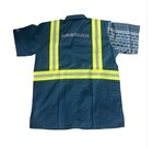 Hawaiian Airlines  Uniform Shirt Hi-vis Reflective Work Aloha Style  lead   lrg 