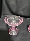 Vintage Pink Hobnail Glass Fairy Lamp Tea Light 6  Tall  m2 