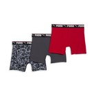 Puma Men s Boxer Briefs  3 Pack  Assorted Colours Size S