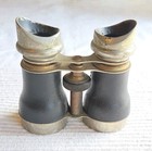 Chevalier Paris Antique Opera Glasses Binoculars Black Metal Pre-1930 Vintage