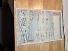 Antique Japanese Woodblock Print Hiroshige Oi River Between Suruga   Totomi 1891