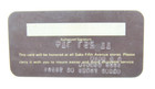 Vintage Saks Fifth Avenue Department Store Credit- Charge Card