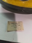 Vintage Firefighter Helmet Cairns Bros  Yellow Shield Long Grove Fd Fireman Rare