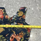 Garnet Hill Pink Floral Print One Piece Ruched Padded Swimsuit Women   s Sz 10