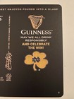Guinness Beer Notre Dame University Metal Sign  -  Fighting Irish Stout