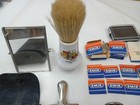 Lot Of Antique   Vintage Barber s Tools  Sterling Stropper  Razor Blades See Pho