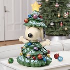 Peanuts Jim Shore Snoopy Christmas Tree Statue Light-up Star Enesco Large 15  H