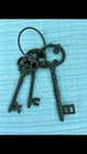 Vintage Cast Iron Skeleton Keys Set Of 3 Decorative Collectibles Home Decor