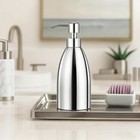 304 Stainless Steel Soap Dispenser 16oz Rust-proof Liquid Soap Pump Bottle For