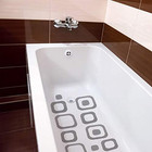 20 Pcs Non Slip Shower Stickers Adhesive Bath Tread  Gray