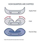 Front Bumper Cover Grilles Assembly For 2018 2019 2020 Toyota Camry Se Xse