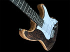 Beautiful Curly Burl Maple 12 String Strat Style Electric Guitar Plus Gig Bag