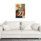 Vintage Style Mid Century Modern Boho Birds Illustration - Poster 20 x30 