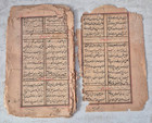 Vintage Antique Arabic persian Illuminated Handwritten Manuscript   Leaves-23