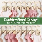 Baby Closet Dividers For Clothes Organizer - 8 Pcs Adorable Wooden Double-sid   