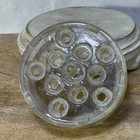 Vintage 11 Hole Flower Frog- 2 3 4    Diameter- Glass Floral Arrangements