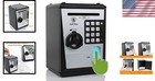 Mini Atm Savings Bank For Real Money  Voice Piggy Bank  Fingerprint Password
