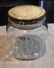 Vintage Monarch Finer Foods 1 Gallon Glass Jar With Original Lid