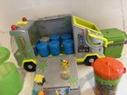 Vtg Trash Pack Series 1 Lot Garbage Truck Playset   30  Figures   Bins Toys