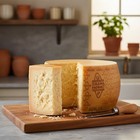 Grana Padano 18-month Italian Hard Cheese     Quarter Wheel     Authentic Pdo