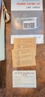 Vintage Polaroid Land Camera Model J66 W  Case Accessories   Papers