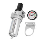 Bsp 1 2  Air Compressor Moisture Water Trap Filter Regulator With Mount