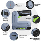 Workpro 2-in-1 Electric Cordless 3 6v Staple Nail Gun 2 0ah Stapler Staples Nail