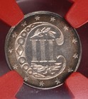 1872 Three Cent Silver - Ngc Pf64 - Vaultbox Apex Red Core