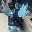 Blue Teal Purple Dragon Plush Stuffed Animal With Wings Large 24-36in 2023