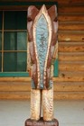 4 Foot Cigar Store Wooden Indian Sculpture Indian Chief By Frank Gallagher