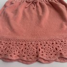 Janie And Jack Terry Cloth Crochet Pink Skirt 7 Girl Beach Pool Swim