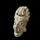 Rare Pre Columbian Mayan Mask Volcanic Stone 10 5 X 5 5 In