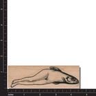 Wood Rubber Stamp  Fish Lady  Animal person  Beach ocean water sea mermaid woman