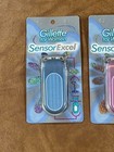 Gillette Sensor Excel For Women Refillable Razor Shave Handle Glitter Lot Of 3