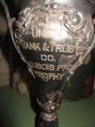 Antique Rare Silver Trophy Loving Cup Dubois Pa Union Bank Early 1900s Aafa