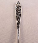 Dutch 835 Sterling Ornate Pierced Handle   Bowl Server-6 3 4 