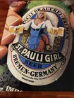 Vintage Beer Poster 18    X 24    St  Pauli Girl Advertising Man Cave