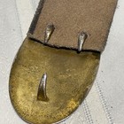 Us Civil War Leather Equipment Belt   Buckle