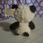 Russ Berrie Ping Stuffed Panda Bear 11  Beanie Black White Weighted With Tag Vtg