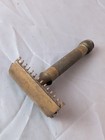 Vintage Lot 6 Gillette Brass Safety Razors   Double Blade Razors For Restoration
