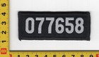 Original   China Police Chest Id Number  Sign Plate   1999 s Series
